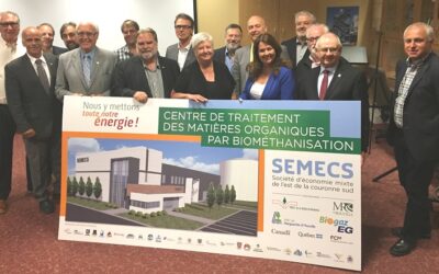 SÉMECS: État d’avancement du projet de centre de traitement intégré des matières organiques par biométhanisation et compostage
