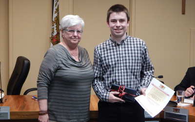 Pour son excellence au hockey: Philippe Tremblay récompensé