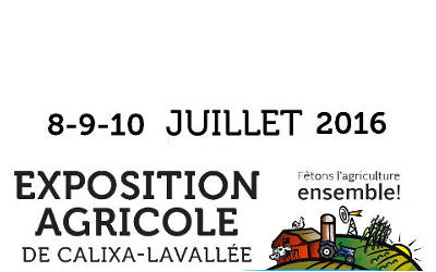 Exposition agricole de Calixa-Lavallée: de retour du 8 au 10 juillet !