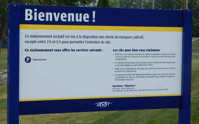 Verchères: stationnement incitatif ouvert !