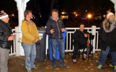 Sylvain Rochon participe à la nuit des sans-abri