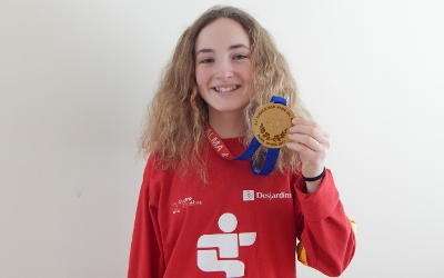 Jeux du Québec 2017: une médaille d’or pour Marianne Péloquin !