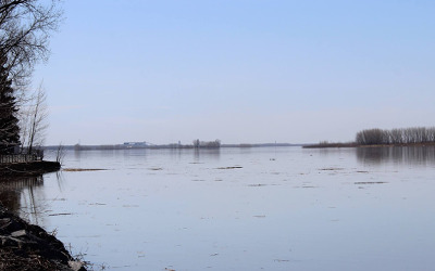 Inondations: le niveau du Fleuve à Contrecœur et du lac Saint-Pierre sous haute surveillance
