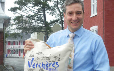 Des sacs réutilisables pour les bénévoles à l’image de Verchères