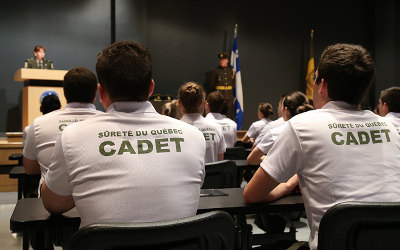 Bilan de la saison 2017 des cadets de la Sûreté du Québec