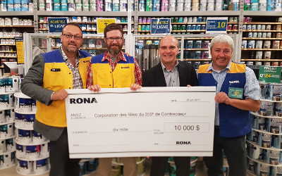 Le magasin RONA de Contrecoeur devient partenaire Or des festivités du 350e anniversaire de la Ville