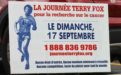 Journée Terry Fox à Verchères: le 17 septembre 2017, on bouge pour vaincre le cancer!