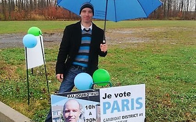 Conseiller élu dans le district #1 à Contrecoeur: message de Jonathan Paris