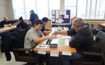 Championnat annuel du Club d’échecs Le Pion Fringant de Contrecoeur: triple égalité en tête
