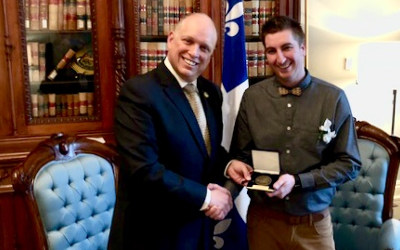 Pour son engagement bénévole exemplaire: un prestigieux doublé pour Pier-Yves Caisse