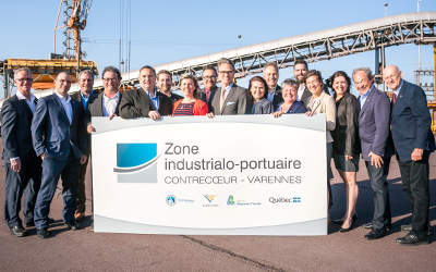 La Zone industrialo-portuaire (Zone IP) Contrecœur- Varennes présente son image de marque