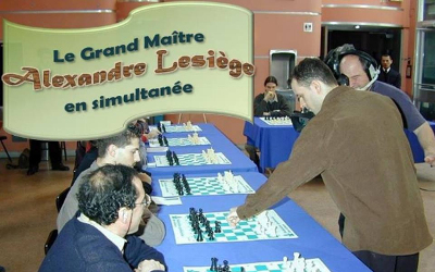 Dans le cadre des festivités du 350e de Contrecoeur: le Grand Maître international d’échecs Alexandre Le Siège affrontera 25 joueurs