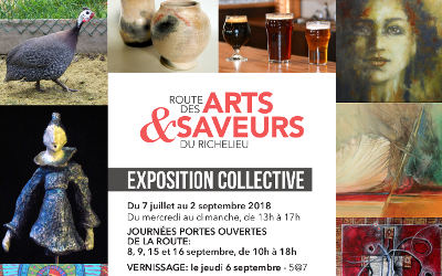 Exposition collective de la Route des Arts et des Saveurs du Richelieu « le collectif »!