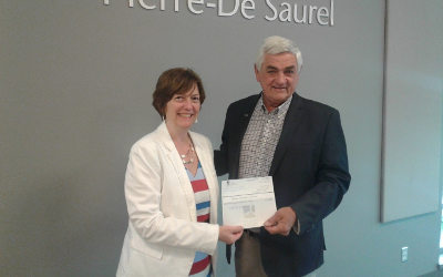 Parc éolien Pierre-De Saurel aura versé, pour l’année 2017, 1 759 866 $ à son actionnaire unique, la MRC de Pierre-De Saurel!