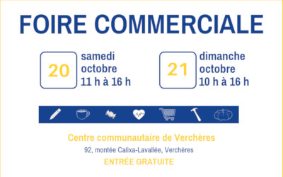 3e édition de la foire commerciale au Centre communautaire de Verchères