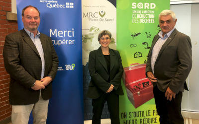 Lancement officiel de la 18e édition de la Semaine québécoise de réduction des déchets