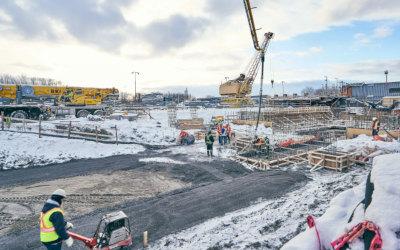 Les travaux de 160 millions $ dans la modernisation des installations d’ArcelorMittal à Contrecoeur vont bon train