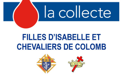 Collecte des Filles d’Isabelle et des Chevaliers de Colomb de Verchères: Réchauffez le cœur d’un patient en donnant du sang!