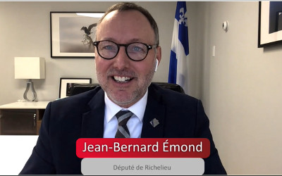 Jean-Bernard Émond fier d’une importante contribution financière de 850 000$ à Rio Tinto Fer et Titane à Sorel-Tracy !