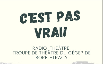 La troupe de théâtre du Cégep de Sorel-Tracy innove et présente un radio-théâtre!