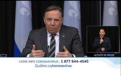 Pandémie de la COVID-19: retour en zone rouge et mesures spéciales d’urgence pour freiner la propagation dans certaines régions du Québec