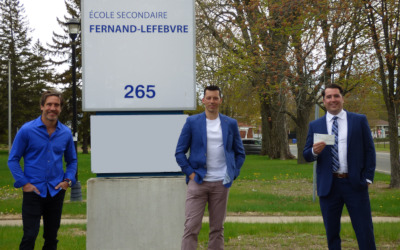 L’École secondaire Fernand-Lefebvre remercie ses généreux donateurs