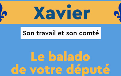 Xavier, son travail et son comté: Xavier Barsalou-Duval lance une série balado