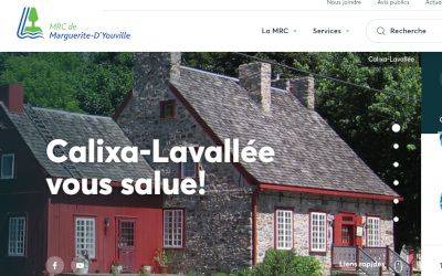 La MRC de Marguerite-D’Youville lance enfin son nouveau site Internet!