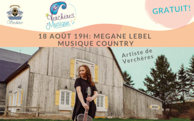 Verchères en musique : spectacle de la Verchèroise Megane Lebel