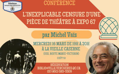 Bibliothèque de Verchères: Conférence de Michel Vaïs