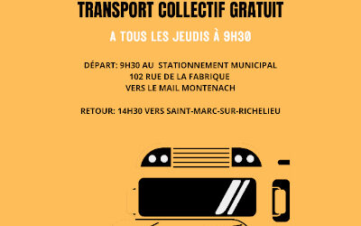 Saint-Marc-sur-Richelieu: transport collectif gratuit