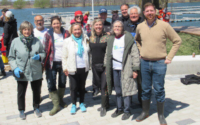 Comité pour la protection des berges du Saint-Laurent: présence au nettoyage des berges de Contrecoeur