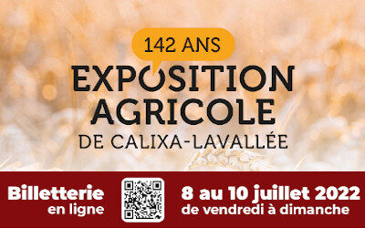 Les 8,9 et 10 juillet prochain: Exposition agricole de Calixa-Lavallée