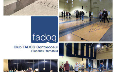 Les activités recommencent au club FADOQ de Contrecoeur