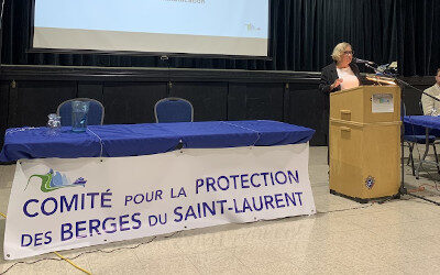 Lors de l’assemblée tenue récemment par le CPBSL: de nombreux citoyens se mobilisent pour la protection des berges du Saint-Laurent