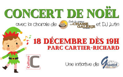 Une tradition de retour: Concert de Noël au parc Cartier-Richard