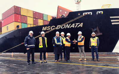 Port de Montréal:  le MSC Donata remporte la Canne à pommeau d’or