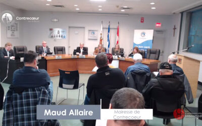 Conseil municipal de Contrecoeur: diffusion de la séance ordinaire du 17 janvier
