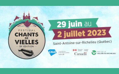 Saint-Antoine-sur-Richelieu: passeports Chants de Vielles disponibles à la municipalité