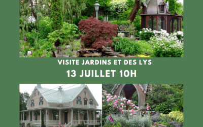 Verchères: visite au Jardin et Des Lys le 13 juillet