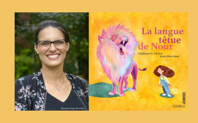 Bibliothèque de Verchères: animation avec Stéphanie G. Vachon, orthophoniste et auteure jeunesse