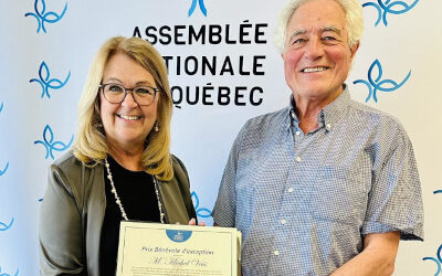 La députée de Verchères Suzanne Roy rend hommage à deux bénévoles d’exception