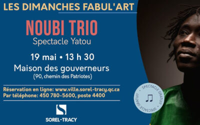 Maison des gouverneurs: assistez au spectacle de Noubi Trio le 19 mai