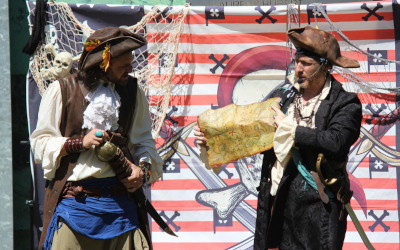 Ville de Contrecoeur: les pirates étaient bien présents pour la Grande marche de la famille!