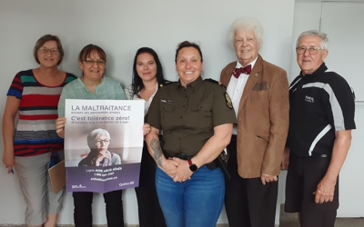 Sorel-Tracy: activité dans le cadre de la « Journée mondiale de sensibilisation à la maltraitance des personnes âgées »