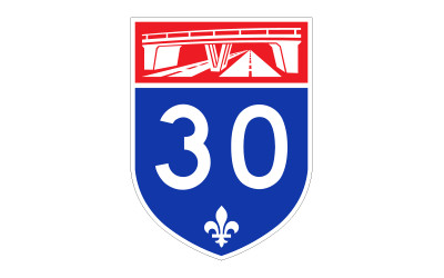 Travaux du MTQ sur l’autoroute 30 à Sorel-Tracy: fermeture complète de la chaussée en direction est du 23 au 26 juillet