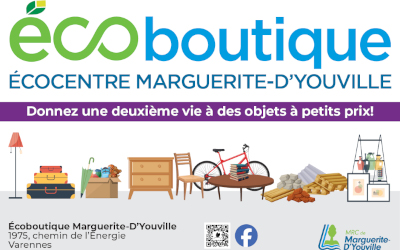 Poser un geste environnemental et économiser à la fois: c’est possible grâce à l’Écoboutique Marguerite-D’Youville!