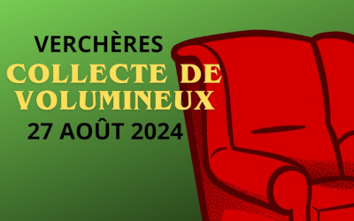 Verchères: collecte de volumineux régulière le 27 août