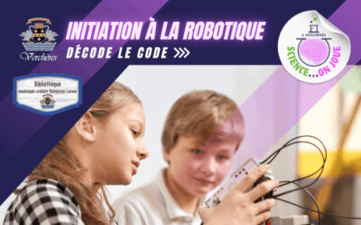 Bibliothèque de Verchères: initiation à la robotique