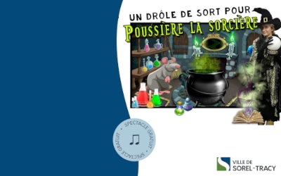 Maison des gouverneurs: un drôle de sort pour Poussière la sorcière, présenté le 20 octobre